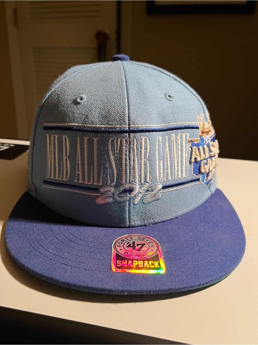 47 Brand Light Blue and Navy MLB All-Star Game Snapback Hat